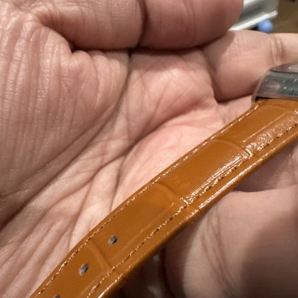 Working Rare Bulova N7 Digital Mens VTG Watch Quartz Brown 40mm New Battery 8in" - Picture 12 of 12